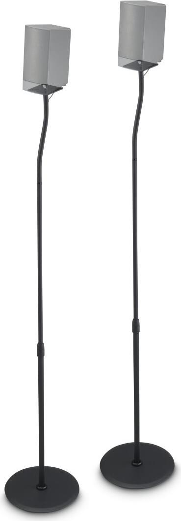 Купить Hama Lautsprecherständer, höhenverstellbar, mit Kabelführung, universal, Schwarz (00220882) в магазине wardena.ru