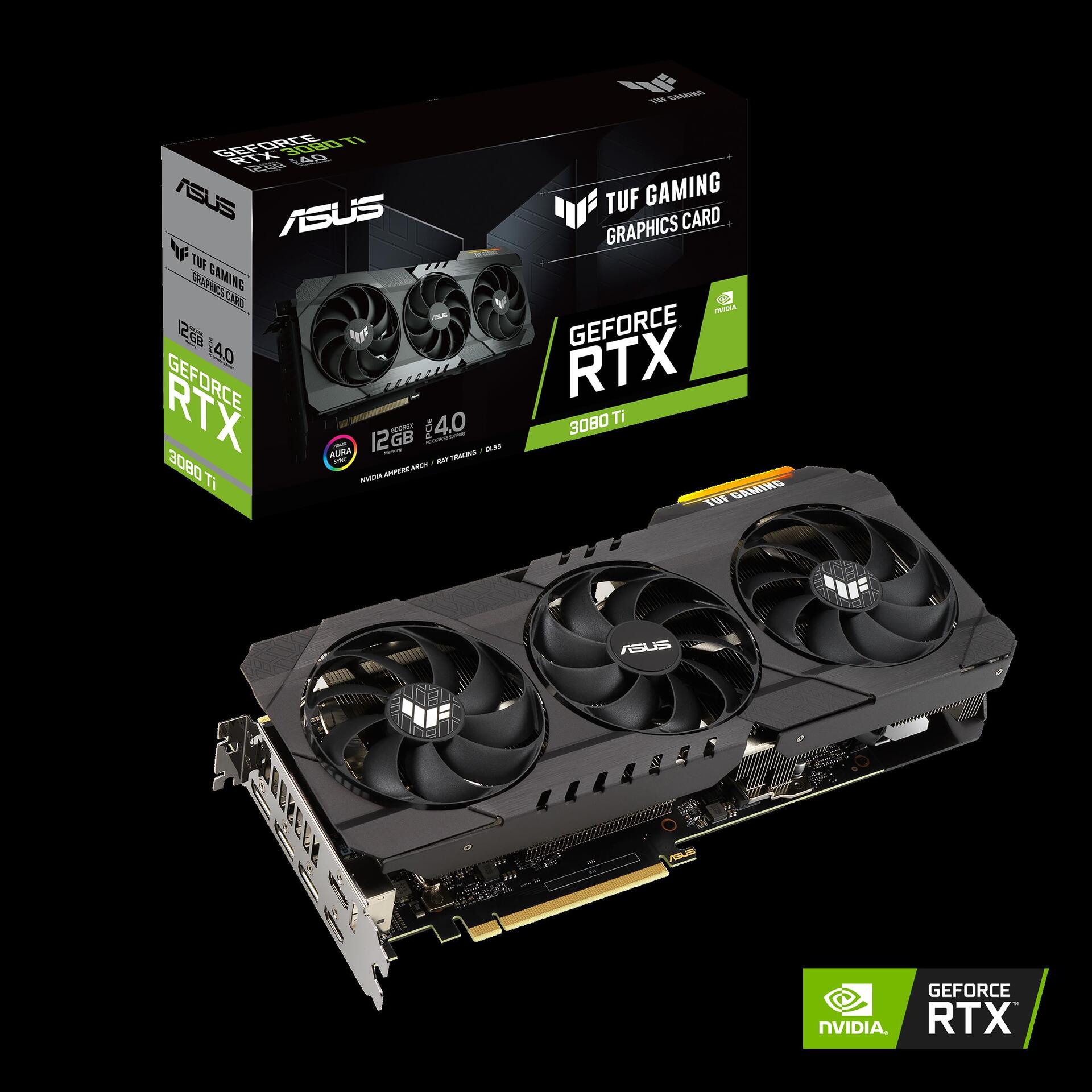 Купить ASUS TUF-RTX3080TI-12G-GAMING - Grafikkarten - GF RTX 3080 Ti - 12 GB GDDR6X - PCIe 4.0 - 2 x HDMI, 3 x DisplayPort (90YV0GU0-M0NM00) в магазине wardena.ru