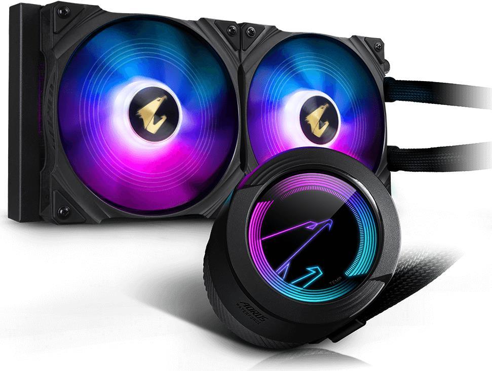 Купить Gigabyte AORUS WATERFORCE 280 - Prozessor-Flüssigkeitskühlsystem - Kühlergröße: 280 mm - (für: LGA1156, LGA1366, LGA1155, LGA2011, LGA1150, LGA1151, AM4, LGA2066, TR4, sTRX4, LGA1200, LGA1152, LGA1700) - 140 mm (GP-AORUS (GP-AORUS WATERFORCE 280) в магазине wardena.ru