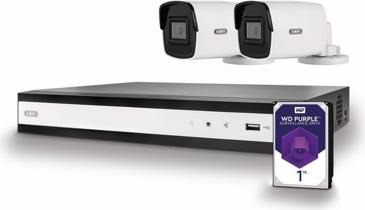 Купить ABUS TVVR36422T - NVR + Kamera(s) - verkabelt (LAN 10/100) - 4 Kanäle - 1 x 1 TB - 2 Kamera(s) - PS CMOS в магазине wardena.ru