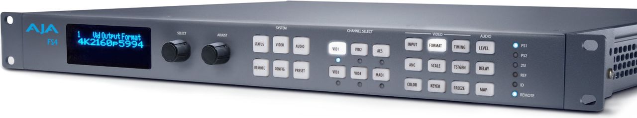 Купить AJA FS4 Videosignal-Konverter Aktiver Videokonverter 4096 x 2160 - - (FS4) в магазине wardena.ru