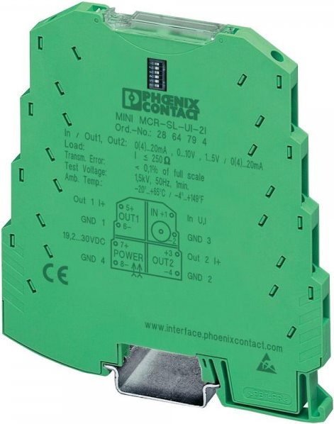 Купить Phoenix Contact Konfigurierbarer Signalverdoppler MINI MCR-SL-UI-2I-NC Hersteller-Nummer 2864176 Inh (2864176) в магазине wardena.ru