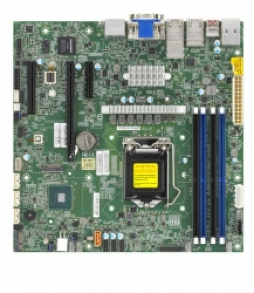 Купить Motherboard Supermicro MBD-X12SCZ-TLN4F W480 LGA1200 Intel Core 10th i9 i7 i5 i3 LGA1200 SATA M.2 DDR4 IPMI в магазине wardena.ru