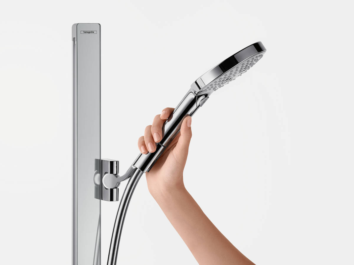 Купить Hansgrohe Raindance Select S Душевой набор 120 3jet со штангой 150 см и мыльницей хром 27646000 в магазине wardena.ru