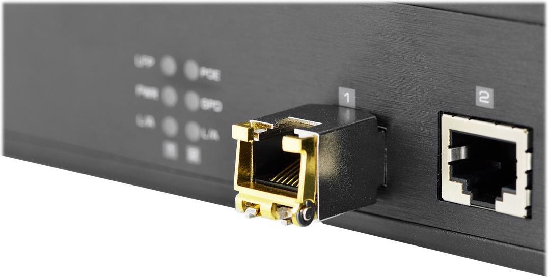 Купить DIGITUS DN-81210 - SFP+-Transceiver-Modul - 10 GigE, 5 GigE, 2.5 GigE - 1000Base-T, 10GBase-T, 2.5GBase-T, 5GBase-T - RJ-45 - bis zu 100 m в магазине wardena.ru