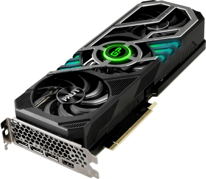 Купить Palit GeForce RTX 3070 Ti GamingPro, 8GB GDDR6X, HDMI, 3x DP (NED307T019P2-1046A) в магазине wardena.ru