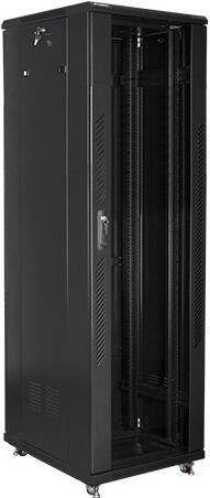 Купить Lanberg FF01-6842-12B Rack 42U Freistehendes Gestell Schwarz (FF01-6842-12B) в магазине wardena.ru