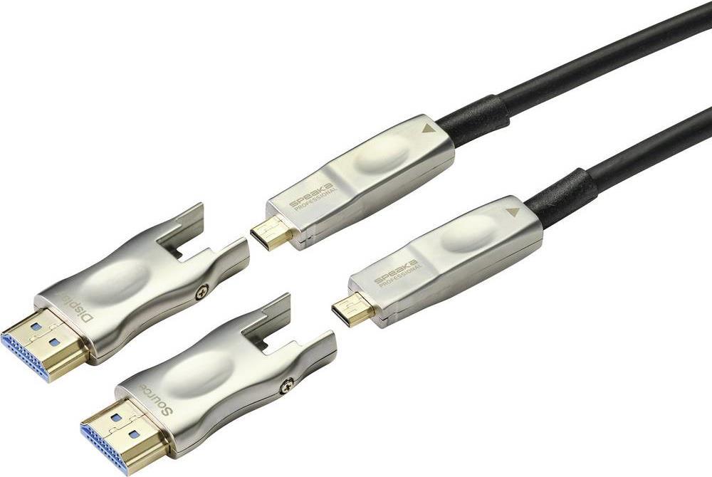 Купить SpeaKa Professional HDMI Adapterkabel 100.00 m SP-9538588 PVC-Mantel Schwarz [1x HDMI-Stecker, HDMI-Stecker D Micro - 1x HDMI-Stecker, HDMI-Stecker D Micro] (SP-9538588) в магазине wardena.ru