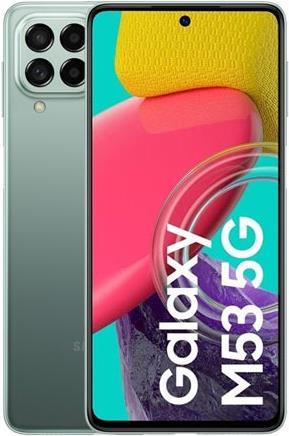 Купить Samsung Galaxy M53 5G - 5G Smartphone - Dual-SIM - RAM 6 GB / Interner Speicher 128 GB - microSD slot - OLED-Display - 6.7" - 2400 x 1080 Pixel (120 Hz) - 4x x Rückkamera 108 MP, 8 MP, 2 MP, 2 MP - front camera 32 MP - g (SM-M536BZGDEUB) в магазине wardena.ru