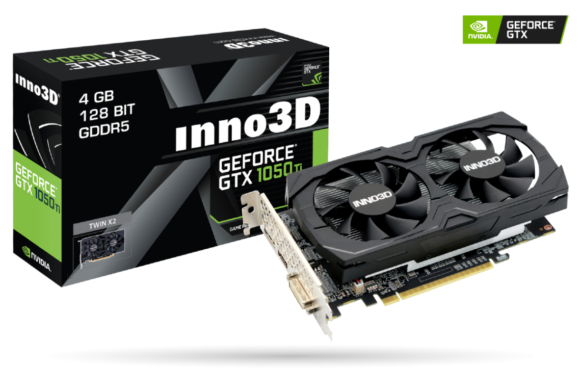 Купить Inno3D GEFORCE GTX 1050 TI TWIN X2 - GeForce GTX 1050 Ti - 4 GB - GDDR5 - 128 Bit - 7680 x 4320 Pixel - PCI Express x16 3.0 (N105K-2DDV-M5CM) в магазине wardena.ru
