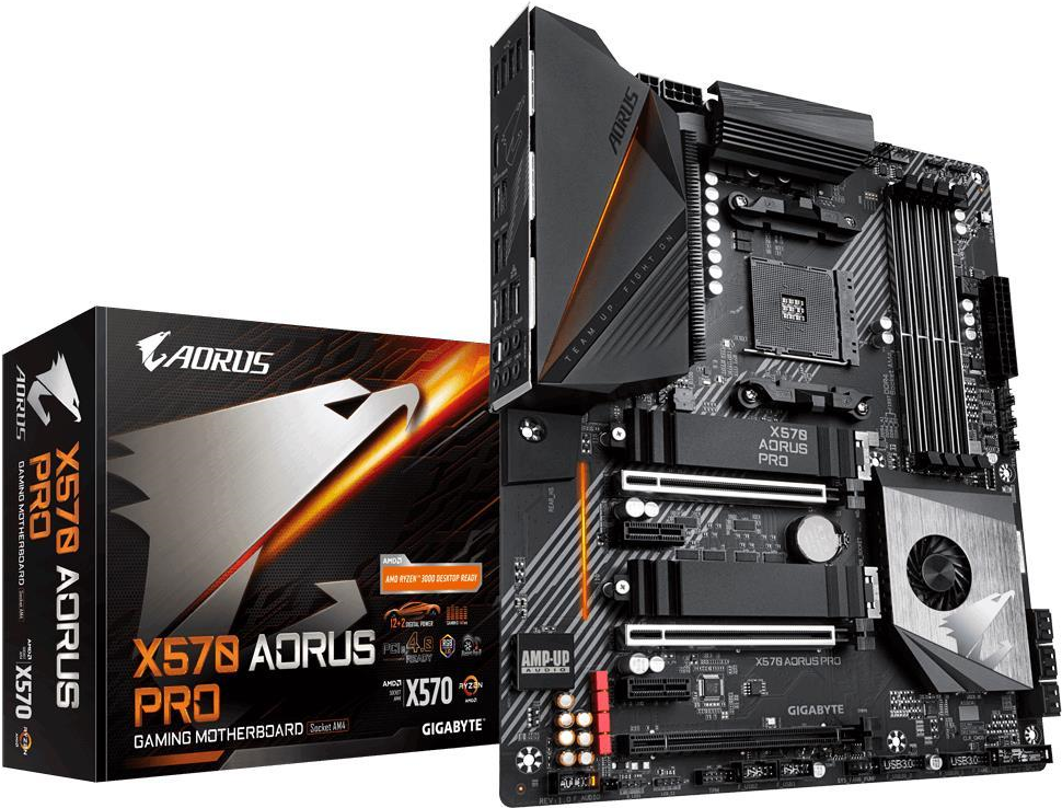 Купить Gigabyte X570 AORUS PRO (rev. 1.0) - AMD - Socket AM4 - 2nd Generation AMD Ryzen™ 3 - AMD Ryzen 3 3rd Gen - 2nd Generation AMD Ryzen™ 5 - 3rd Generation... - DDR4-SDRAM - 128 GB - DIMM (X570 AORUS PRO) в магазине wardena.ru