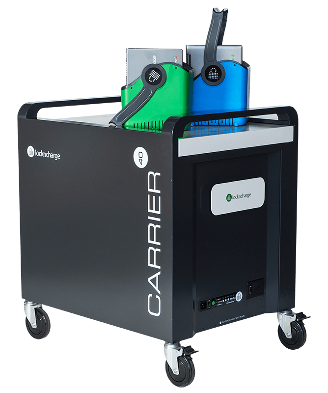 Купить LocknCharge Carrier 40 Wagen zur Verwaltung tragbarer Geräte Schwarz - Blau - Grün - Grau (LNC10392) в магазине wardena.ru