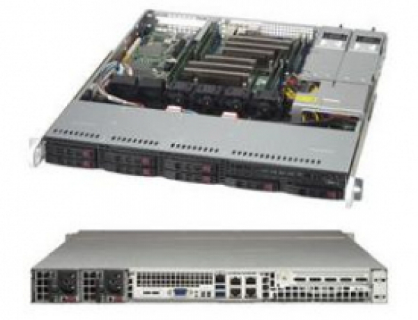 Купить Chassis Supermicro CSE-113MFAC2-R407RCB 1U 800W Redundant Hot-Swap 8xHDD SATA/SAS в магазине wardena.ru