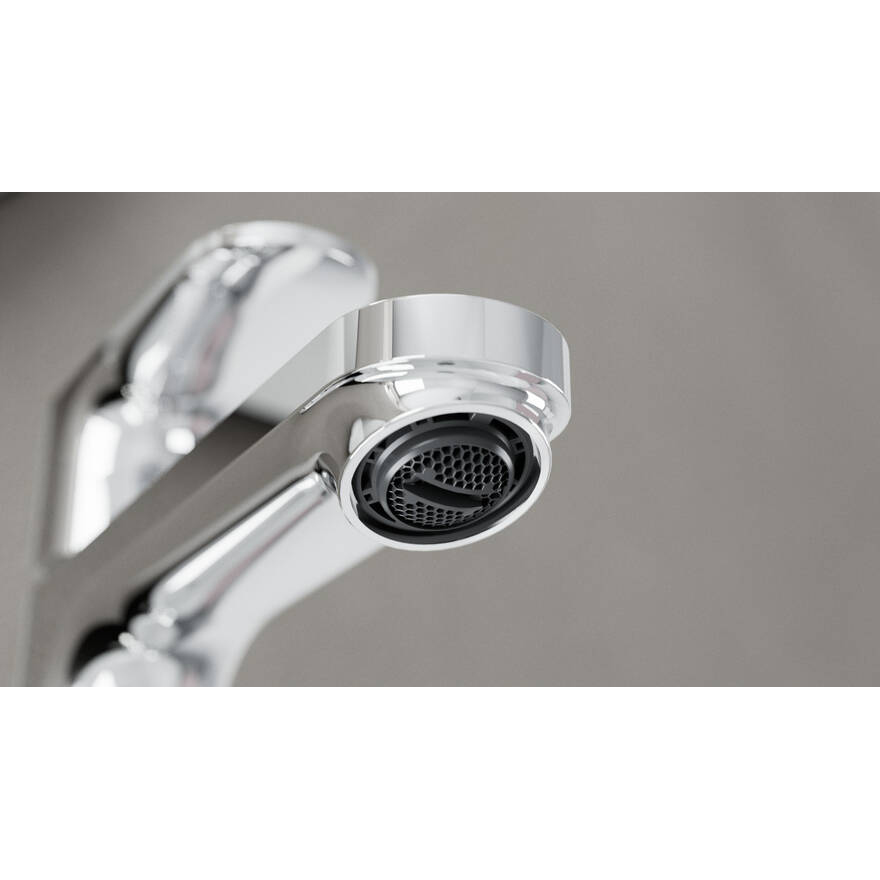Купить Hansgrohe Rebris S Смеситель для раковины 110 CoolStart со сливным гарнитуром хром 72588000 в магазине wardena.ru