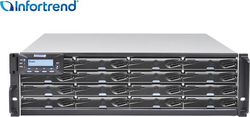 Купить Infortrend DS3016RUC000C-8V30 Disk-Array Rack (3U) (DS3016RUC000C-8V30) в магазине wardena.ru