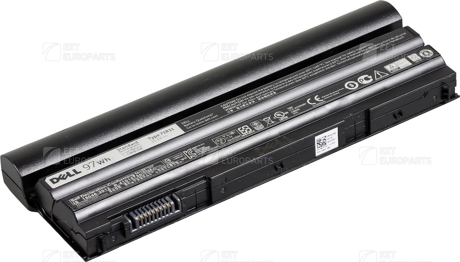 Купить Dell Battery 97 Whr 9 Cells (3CVD9) в магазине wardena.ru