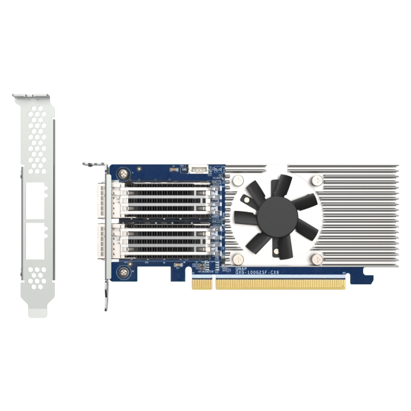 Купить QNAP Erweiterungskarte Netzwerk QXG-100G2SF-CX6 (QXG-100G2SF-CX6) в магазине wardena.ru