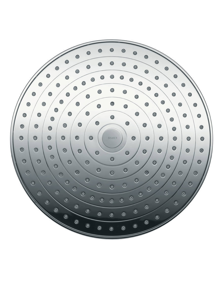 Купить Hansgrohe Raindance Select S Верхний душ 300 2jet с держателем хром-белый матовый 27378400 в магазине wardena.ru