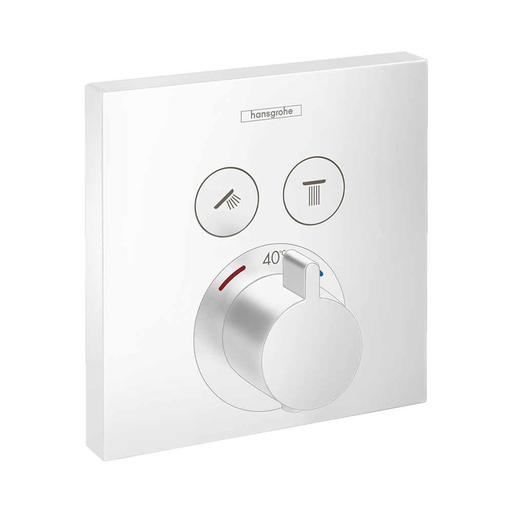 Купить Hansgrohe ShowerSelect Термостат скрытого монтажа для 2 потребителей золото 15763990 в магазине wardena.ru