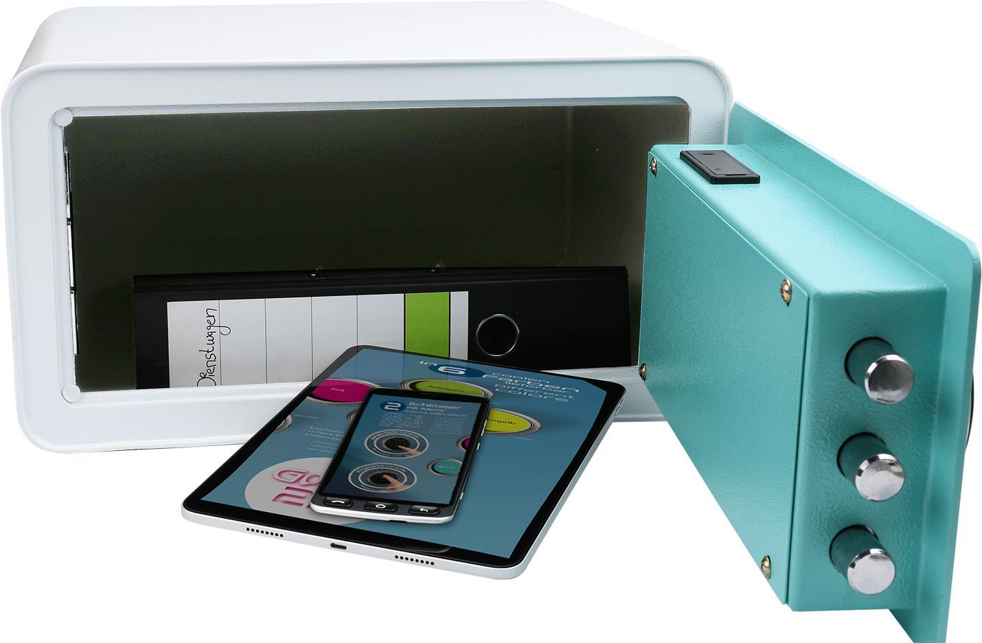 Купить Olympia GOsafe 2.0 / 210FP Frei stehend sicher 28 l Polypropylen (PP) Blau - Weiß (7110) в магазине wardena.ru