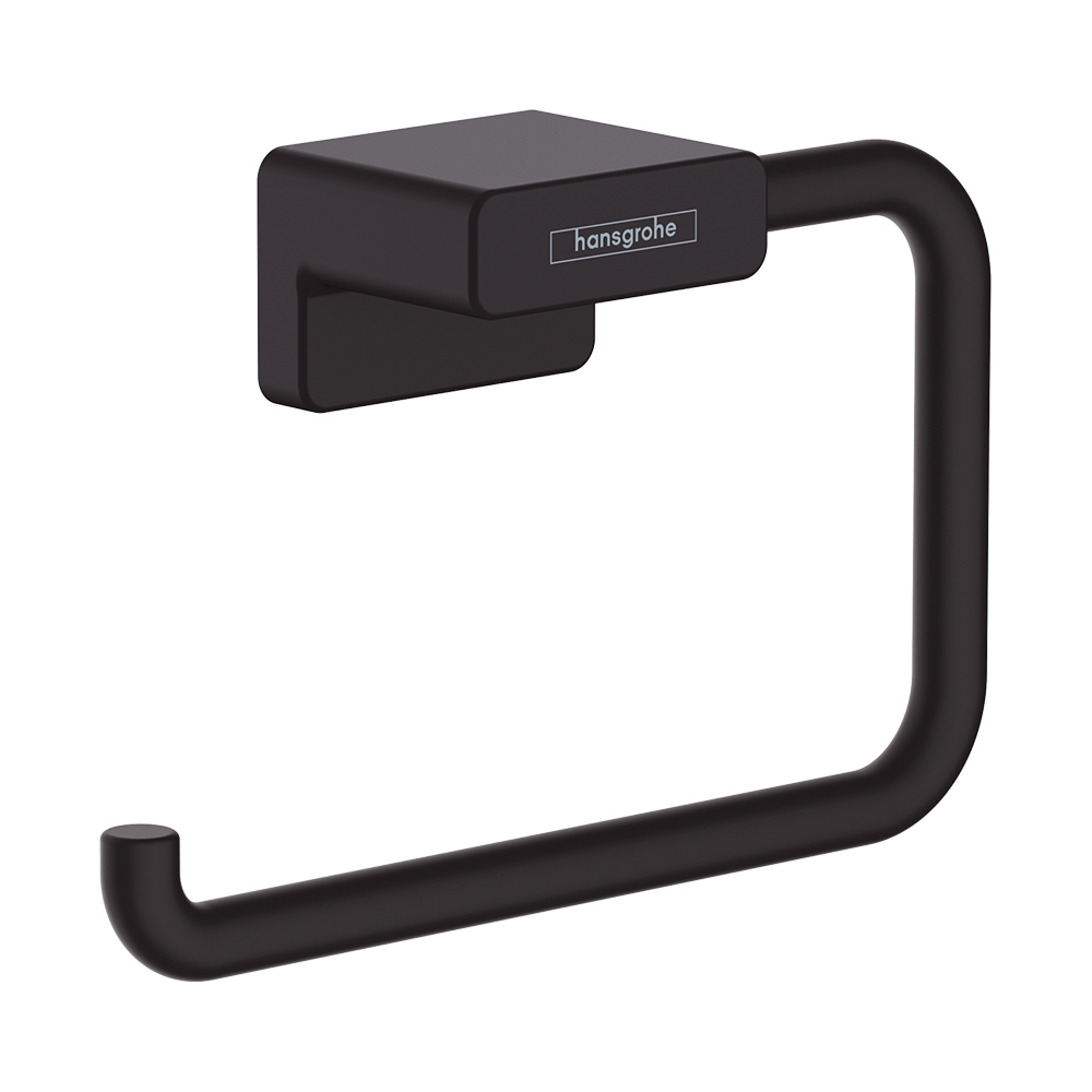 Купить Hansgrohe AddStoris Держатель рулона туалетной бумаги черный матовый 41771670 в магазине wardena.ru