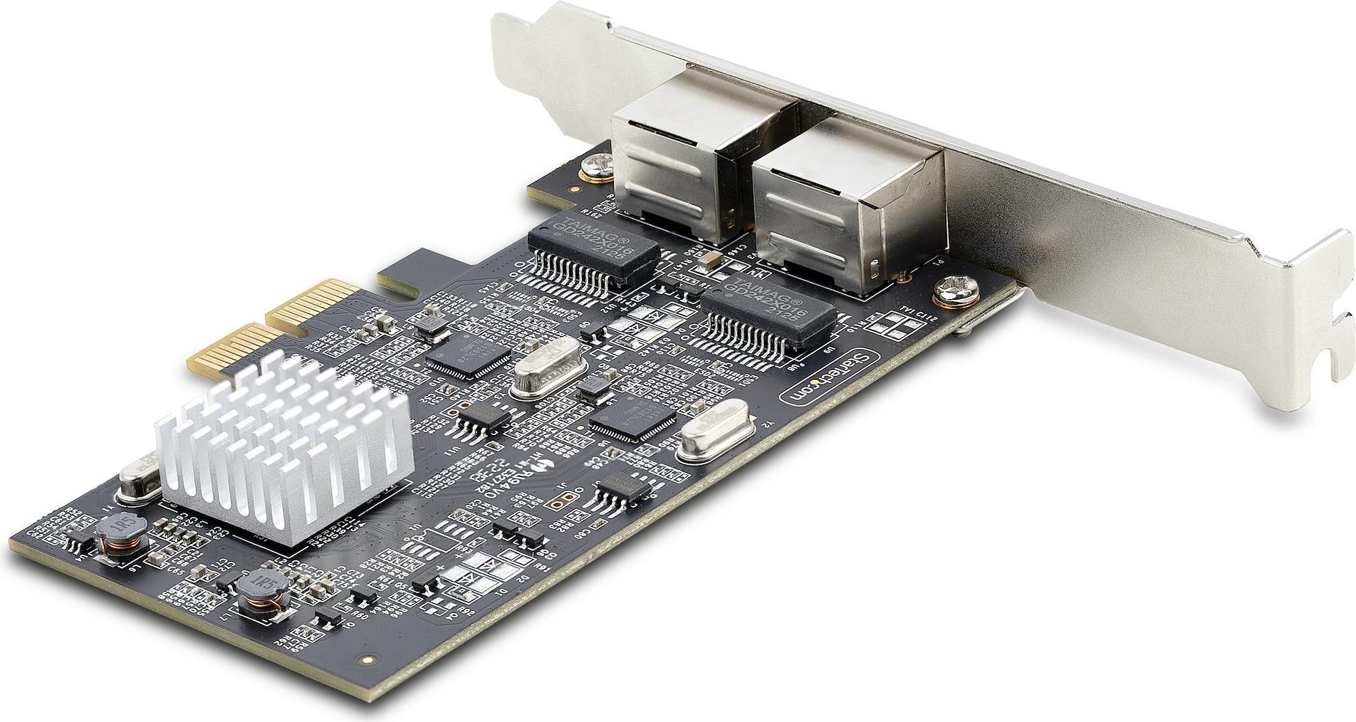 Купить StarTech.com 2-Port 2.5Gbps NBASE-T PCIe Network Card, Intel I225-V, Dual-Port Computer Network Card, Multi-Gigabit NIC, PCI Express Server LAN Card, Desktop Ethernet Interface - Netzwerkadapter - PCIe 2.0 x2 Low-Profile (PR22GI-NETWORK-CARD) в магазине wardena.ru