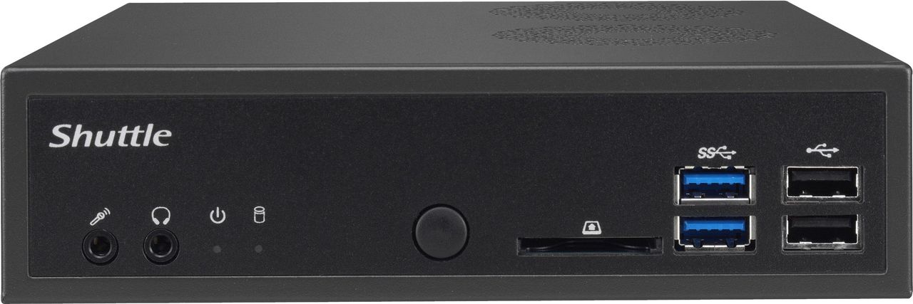 Купить Shuttle XPC slim DQ170 - Barebone - Slim-PC - LGA1151 Socket - Intel Q170 - keine CPU - RAM 0 GB - GigE в магазине wardena.ru