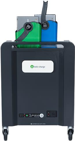 Купить LocknCharge Carrier 30 Wagen zur Verwaltung tragbarer Geräte Schwarz - Blau - Grün - Metallisch (LNC10374) в магазине wardena.ru