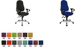 Купить Topstar Bürodrehstuhl "Support SY Deluxe", schwarz Bezug: 100 % Polypropylen, Bandscheibensitz und Synchron - 1 Stück (8559U G20) в магазине wardena.ru