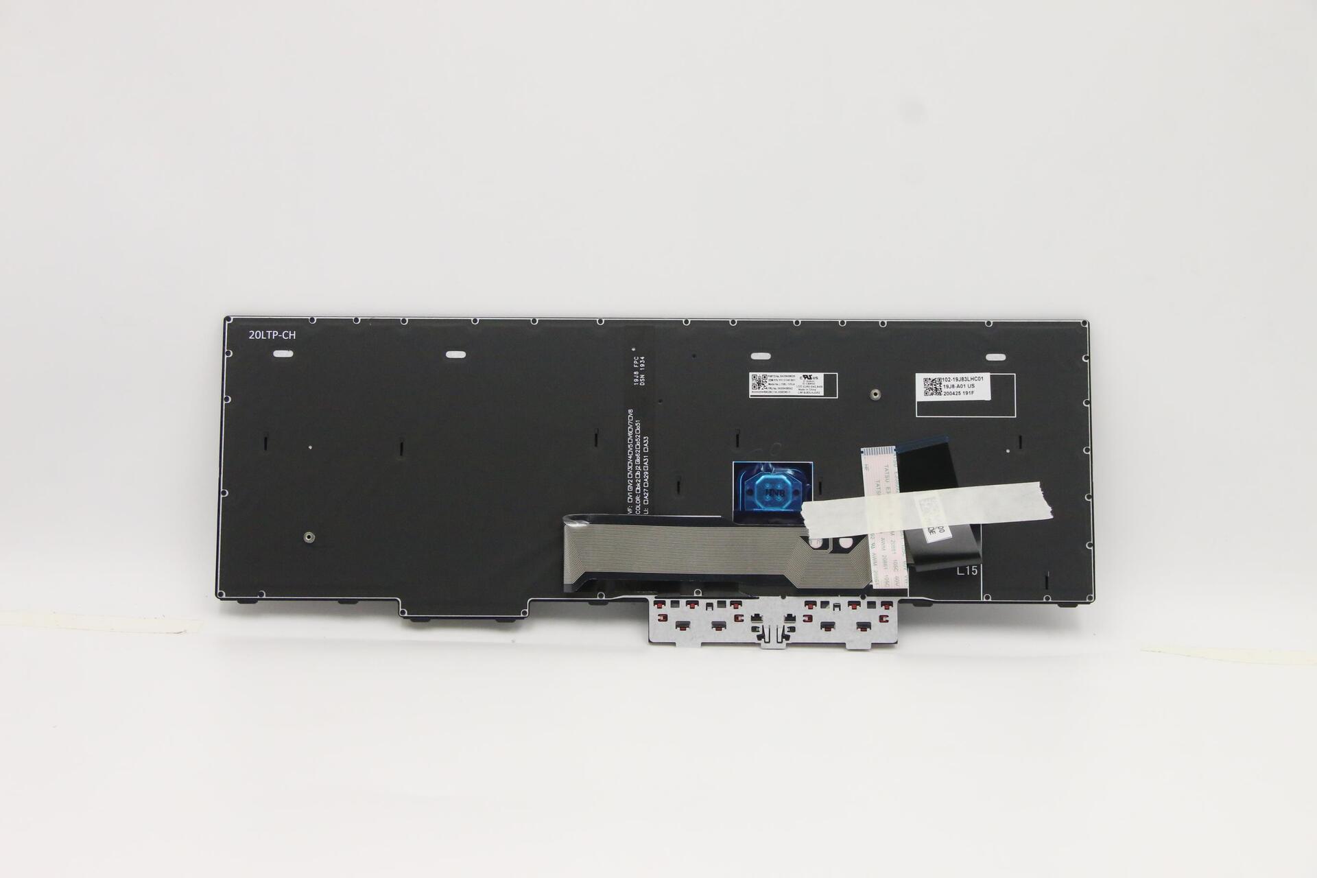 Купить Lenovo Chicony - Ersatztastatur Notebook - mit Trackpoint, UltraNav - hinterleuchtet - QWERTY - Englisch - Europa - Schwarz - für ThinkPad L15 Gen 1 20U7, 20U8 (5N20W68242) в магазине wardena.ru