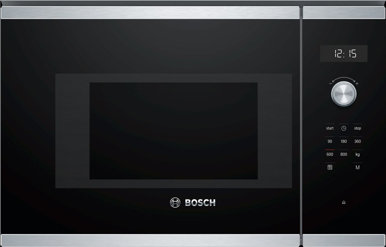 Купить Bosch Serie 6 BFL524MS0 Eingebaut Solo-Mikrowelle 20l 800W Schwarz - Edelstahl Mikrowelle (BFL524MS0) в магазине wardena.ru
