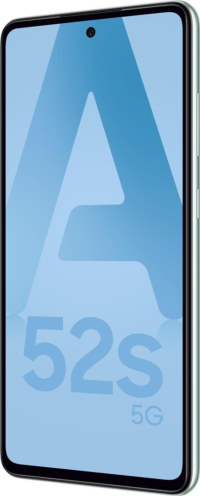 Купить Samsung Galaxy A52s 5G - 5G Smartphone - Dual-SIM - RAM 8 GB / Internal Memory 256 GB - microSD slot - OLED-Display - 6.5" - 2400 x 1080 Pixel - 4x x Rückkamera 64 MP, 12 MP, 5 MP, 5 MP - front camera 32 MP - Awesome Min (SM-A528BLGIEUB) в магазине wardena.ru