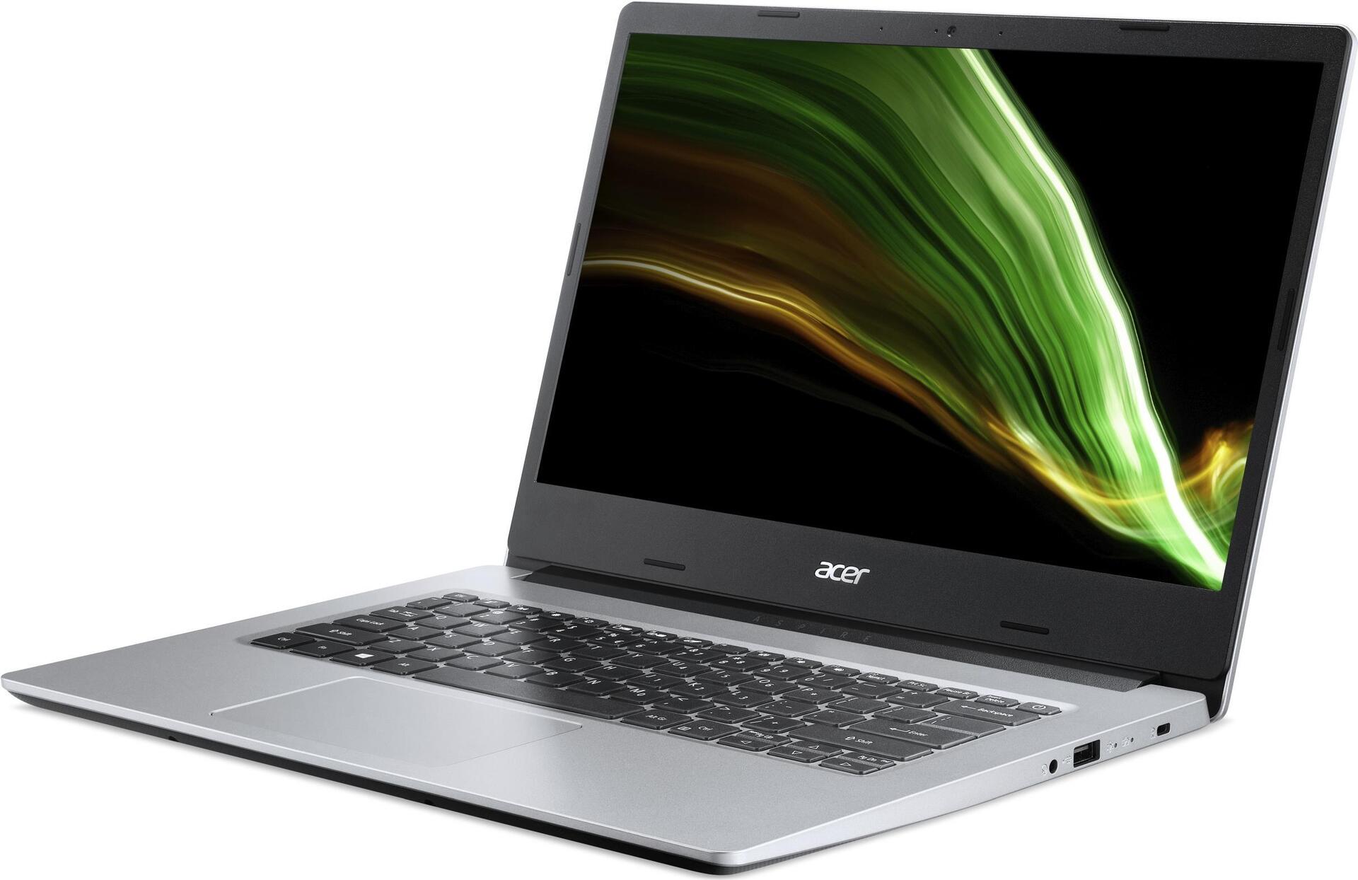 Купить Acer Aspire 3 A314-35 - Pentium Silver N6000 / 1.1 GHz - Win 11 Home - UHD Graphics - 8 GB RAM - 256 GB SSD - 35.56 cm (14") 1920 x 1080 (Full HD) - Wi-Fi 5 - Reines Silber - kbd: Deutsch (NX.A7SEV.00T) в магазине wardena.ru