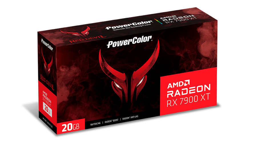 Купить PowerColor Red Devil RX 7900 XT 20G-E/OC AMD Radeon RX 7900 XT 20 GB GDDR6 (RX7900XT 20G-E/OC) в магазине wardena.ru