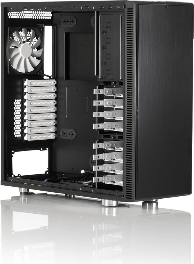 Купить Fractal Design Define XL R2 - Tower - Erweitertes ATX - ohne Netzteil - Black Pearl - USB/Audio (FD-CA-DEF-XL-R2-BL) в магазине wardena.ru