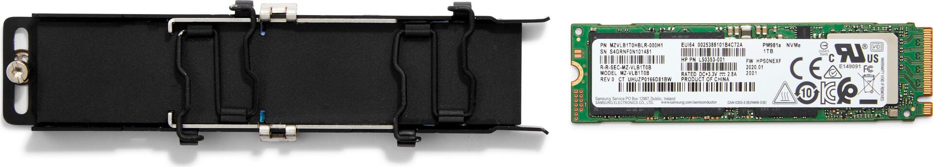 Купить HP Z Turbo - SSD - 1 TB - intern - PCIe 4.0 x4 - für Workstation Z2 G8, Z2 G9 (SFF, Tower) (201F5AA) в магазине wardena.ru