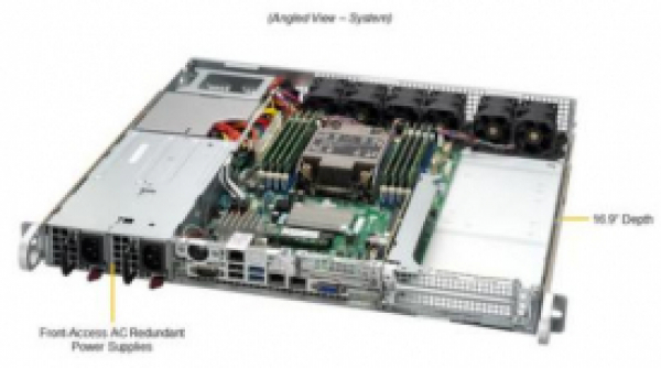 Купить Server Supermicro SYS-110P-FWTR SuperServer • 515B-R801W • X12SPW-TF • 1U IPMI NVMe в магазине wardena.ru