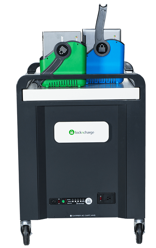 Купить LocknCharge Carrier 40 Wagen zur Verwaltung tragbarer Geräte Schwarz - Blau - Grün - Grau (LNC10392) в магазине wardena.ru