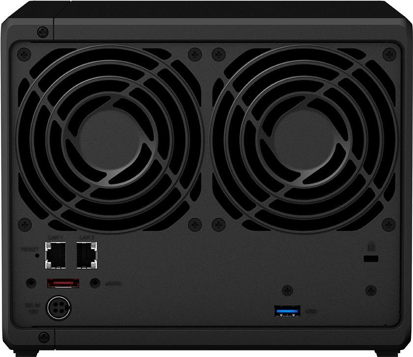 Купить Synology Disk Station DS920+ - NAS-Server - 4 Schächte - SATA 6Gb/s / eSATA - RAID RAID 0, 1, 5, 6, 10, JBOD - RAM 4 GB - Gigabit Ethernet - iSCSI Support в магазине wardena.ru