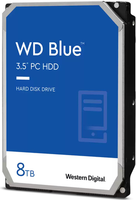 Купить WD Blue WD80EAZZ - Festplatte - 8TB - intern - 3.5" (8,9 cm) - SATA 6Gb/s - 5640 U/min - Puffer: 128MB (WD80EAZZ) в магазине wardena.ru