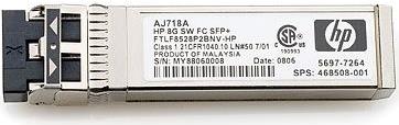 Купить HPE - SFP (Mini-GBIC)-Transceiver-Modul - 8 GB Fibre Channel (SW) - für HPE 8Gb, SN6000; StorageWorks 8/20q, 8Gb, MPX200, SN6000 (AJ718A) в магазине wardena.ru