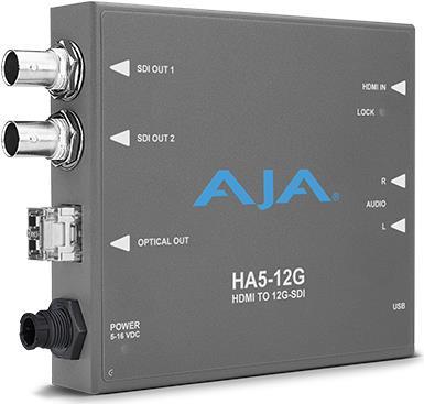 Купить AJA HA5-12G-T Videosignal-Konverter Aktiver Videokonverter 4096 x 2160 - - (HA5-12G-T) в магазине wardena.ru