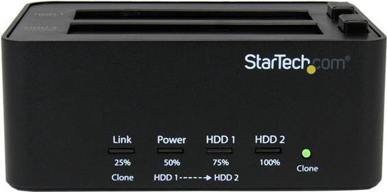 Купить StarTech.com USB3.0 auf 2,5 / 3.5" SATA / SSD Festplatten Dockingstation / Duplikator - Festplattenduplikator - 2 Schächte (SATA-300) (SATDOCK2REU3) в магазине wardena.ru