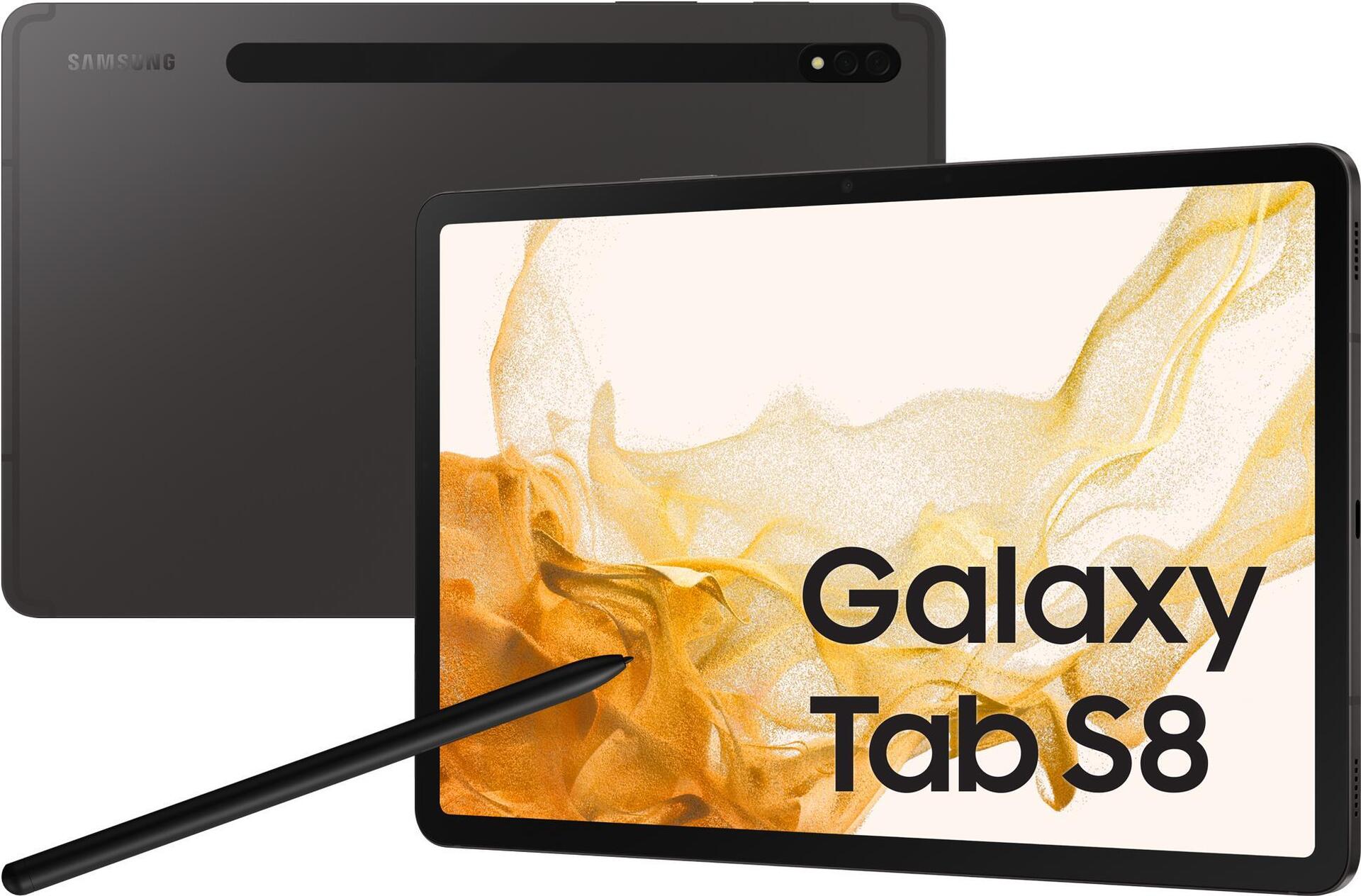 Купить Samsung Galaxy Tab S8 - Tablet - Android - 128 GB - 27.81 cm (11") TFT (2560 x 1600) - microSD-Steckplatz - Graphite (SM-X700NZAAEUE) в магазине wardena.ru