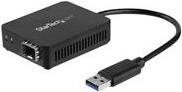 Купить StarTech.com USB 3.0 to Fiber Optic Converter - Open SFP - Netzwerkadapter - USB 3.0 - 1000Base-LX/1000Base-SX x 1 - Schwarz (US1GA30SFP) в магазине wardena.ru