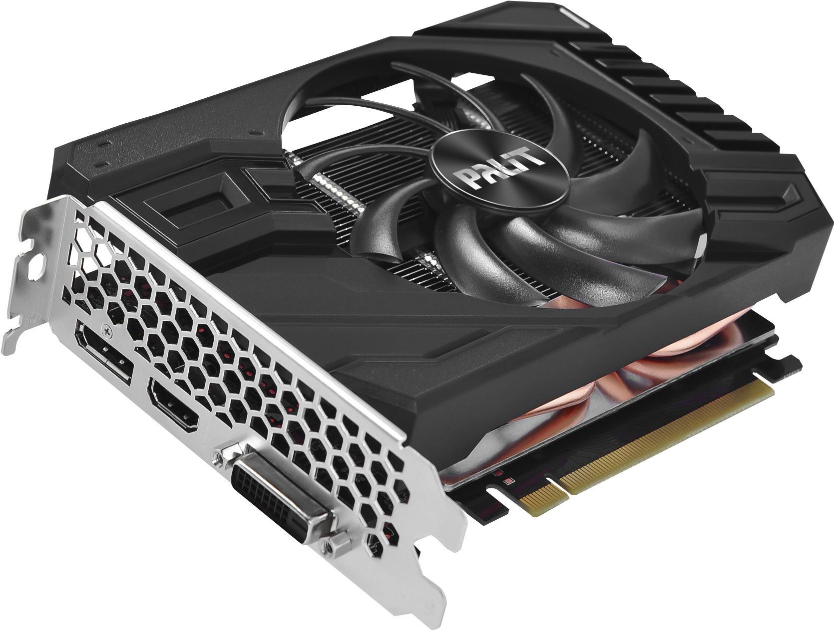 Купить Palit GTX 1660 Ti StormX - Grafikkarten - GF GTX 1660 Ti - 6 GB GDDR5 - PCIe 3.0 x16 - DVI, HDMI, DisplayPort (NE6166T018J9-161F) в магазине wardena.ru