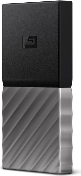 Купить WD My Passport SSD WDBKVX0010PSL - SSD - verschlüsselt - 1024 GB - extern (tragbar) - USB 3.1 Gen 2 (USB-C Steckverbinder) - 256-Bit-AES - schwarze Oberseite mit gunmetal (mittel metallisch grau) Boden (WDBKVX0010PSL-WESN) в магазине wardena.ru