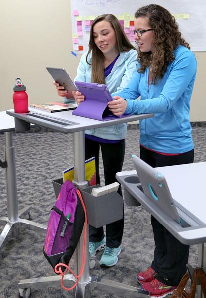 Купить Ergotron LearnFit - 610 mm - 560 mm - 15,5 kg - 750 mm - 660 mm - 350 mm (24-481-003) в магазине wardena.ru