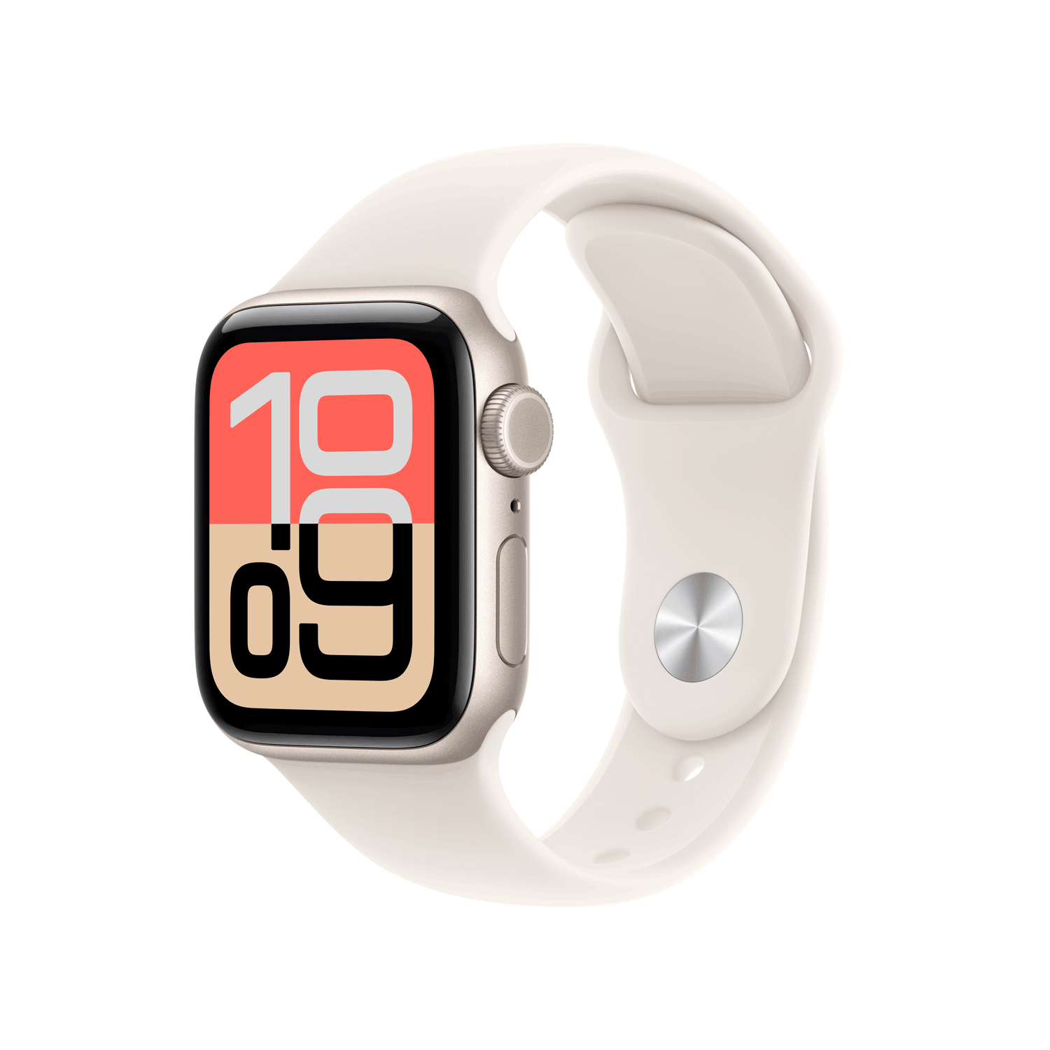 Купить Apple Watch SE 3 Aluminium Cellular 40mm Polarstern (Sportarmband polarstern) S/M (MEP64ZR/A) в магазине wardena.ru