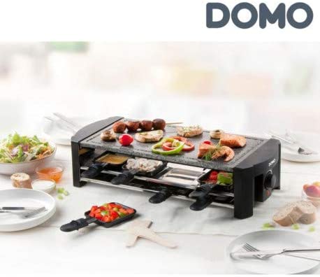 Купить DOMO DO9186G Grillstein 8 Pfännchen, Antihaftbeschichtung Schwarz, Dunkelgrau (DO9186G) в магазине wardena.ru